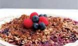 berry dessert crumble - healthy breakfast recipes berry dessert crumble - healthy breakfast recipes