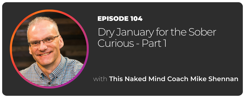 Episode 104 Webpage Hero - Dry January Sober Curious This Naked Mind
