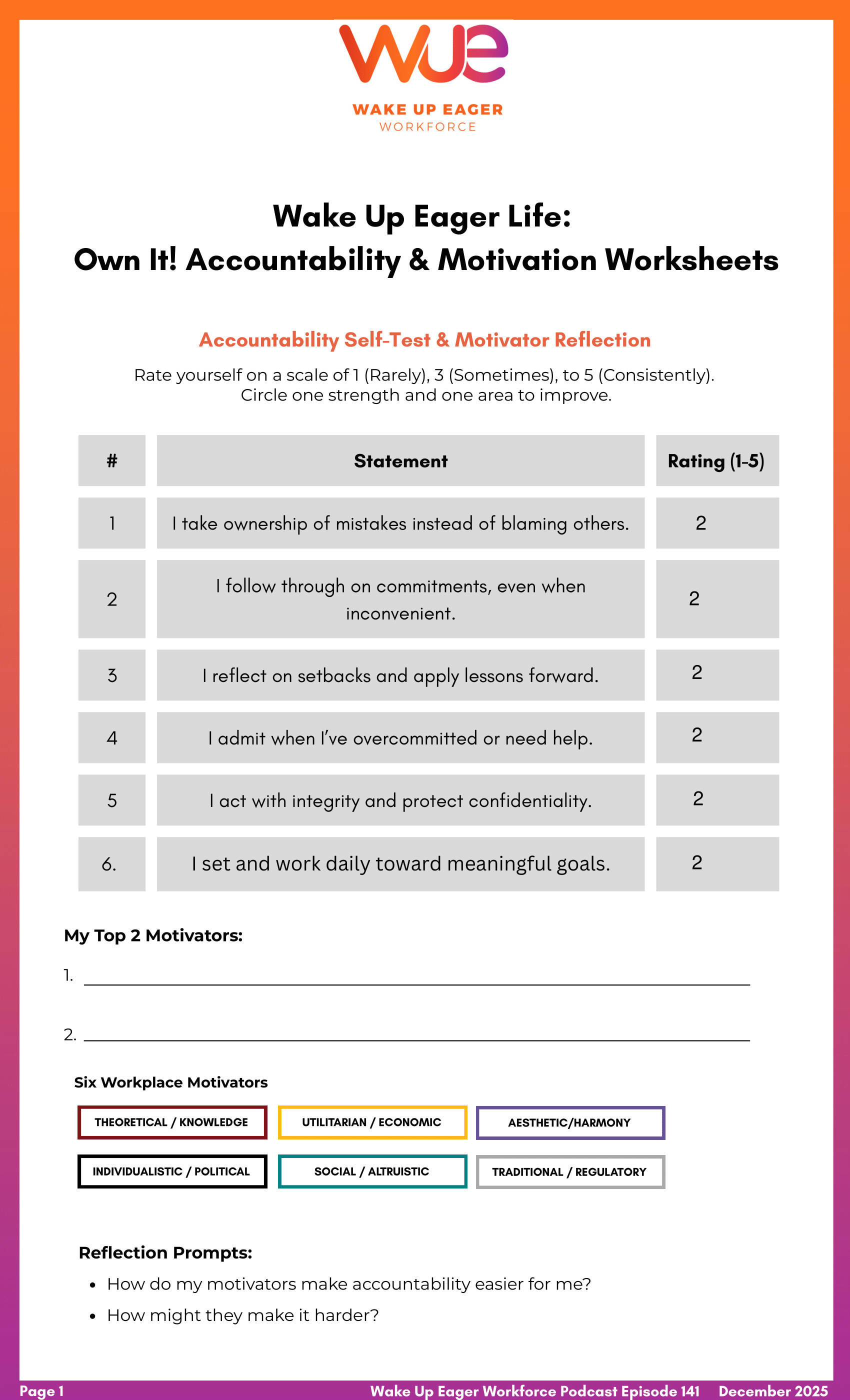handout accountability