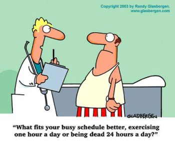 daily motivation for fitness cartoon